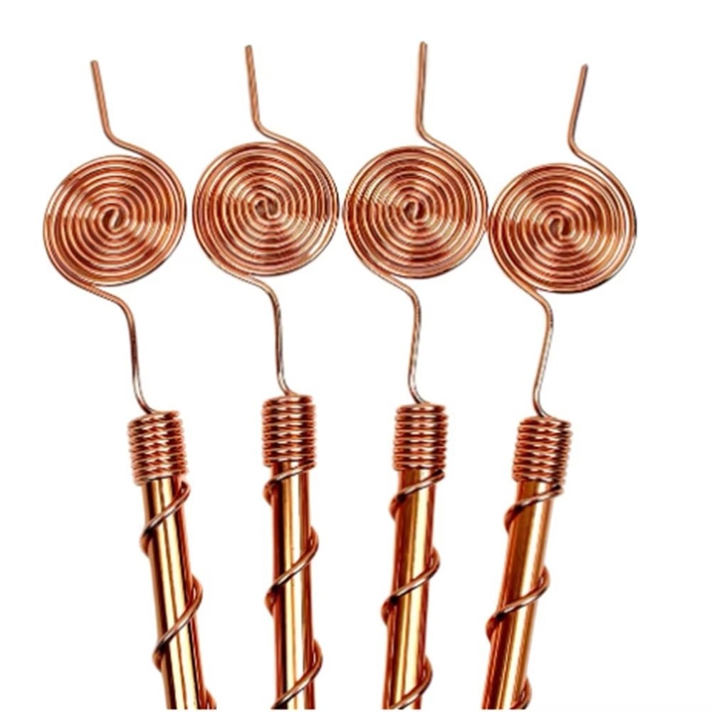 Copper Wire Roll - New Spiral Coil Electroculture Plant Stakes