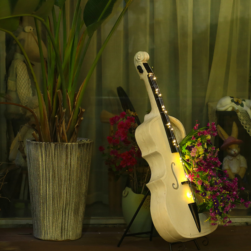 Cello-Shaped Garden Statue Lar - Bonsai Garden Art 评论和价格