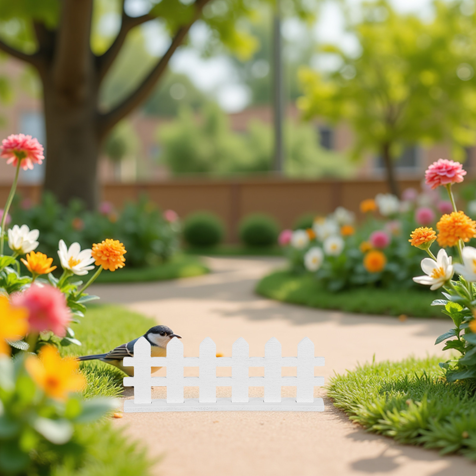 12Pcs Miniature Wooden Fence W - Bonsai Garden Landscape Design 评论和价格